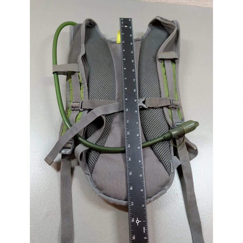 Outdoor Products Kilometer Hydration Pack Lime Green Gry Hiking Backpack Bladder